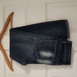 High-waisted cropped skinny Jeans